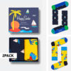 Happy Socks Happy Socks 2-Pack Sail Away Gift Unisex Κάλτσες (9000107437_2074)