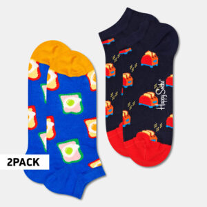 Happy Socks Happy Socks 2-Pack Toast Low Unisex Κάλτσες (9000107396_2074)