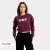 Nuff Nuff Graphic Crop Γυναικεία Μπλούζα Φούτερ (9000108382_11967)