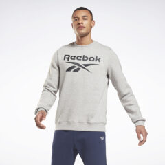 Reebok Sport Reebok Identity Fleece Crew Ανδρική Μπλούζα Με Μακρύ Μανίκι (9000083642_7748)