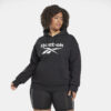 Reebok Sport Reebok Identity Logo Fleece Pullover Plus Size Γυναικεία Μπλούζα με Κουκούλα (9000112224_1469)