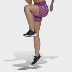adidas adidas Hyperglam Techfit Zebra High-Waisted Shorts (9000128469_64261)