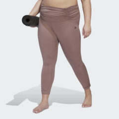 adidas adidas Yoga Studio Gathered 7/8 Tights (Plus Size) (9000122156_1608)