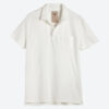 OAS OAS Solid White Ανδρικό Polo T-shirt (9000079953_1539)